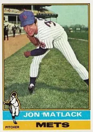 1976 Topps #190 Jon Matlack