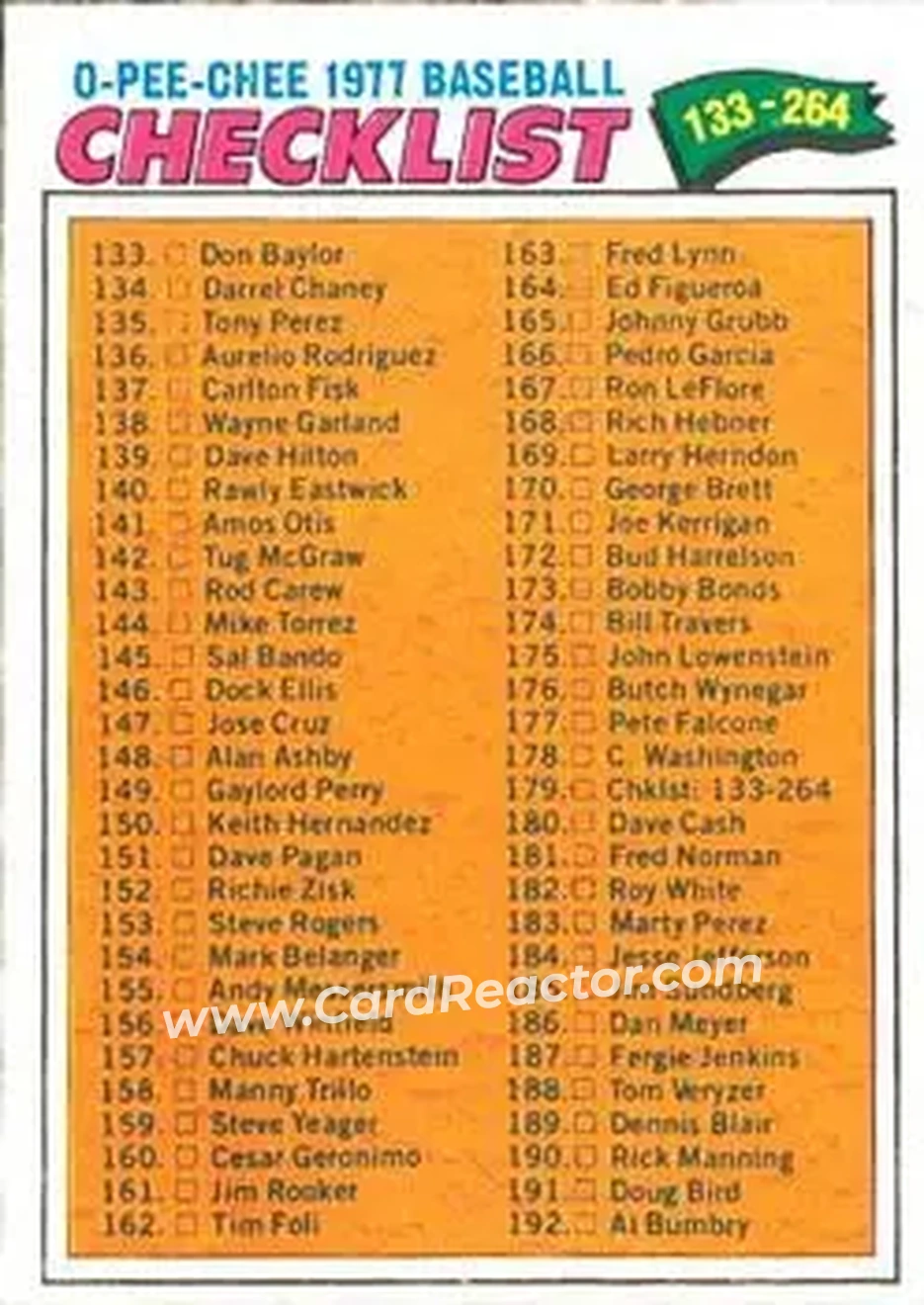 Front of Card #179