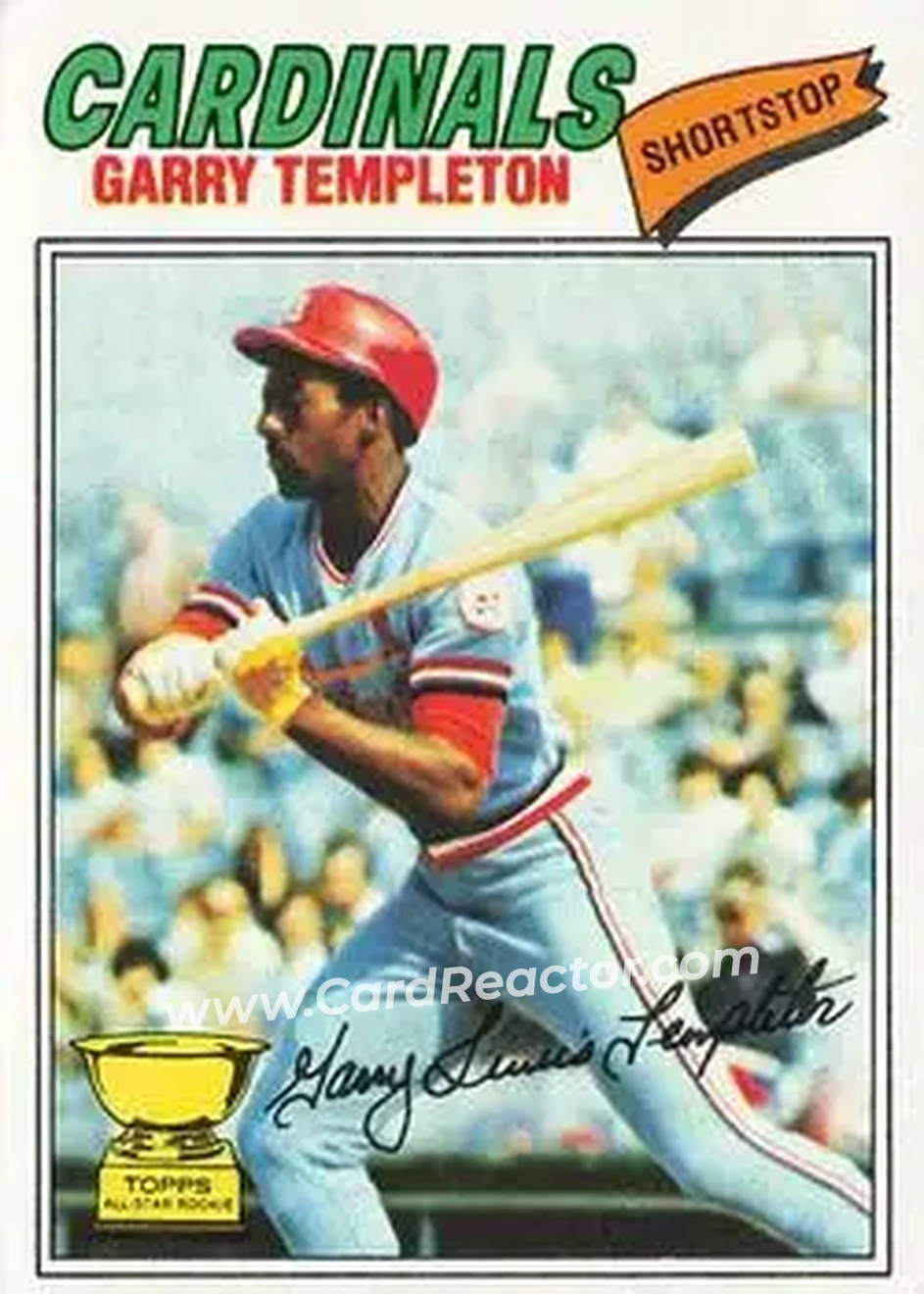 Front of Garry Templeton