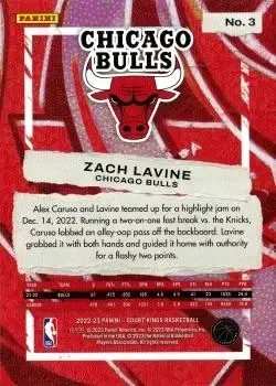 Back of Zach LaVine