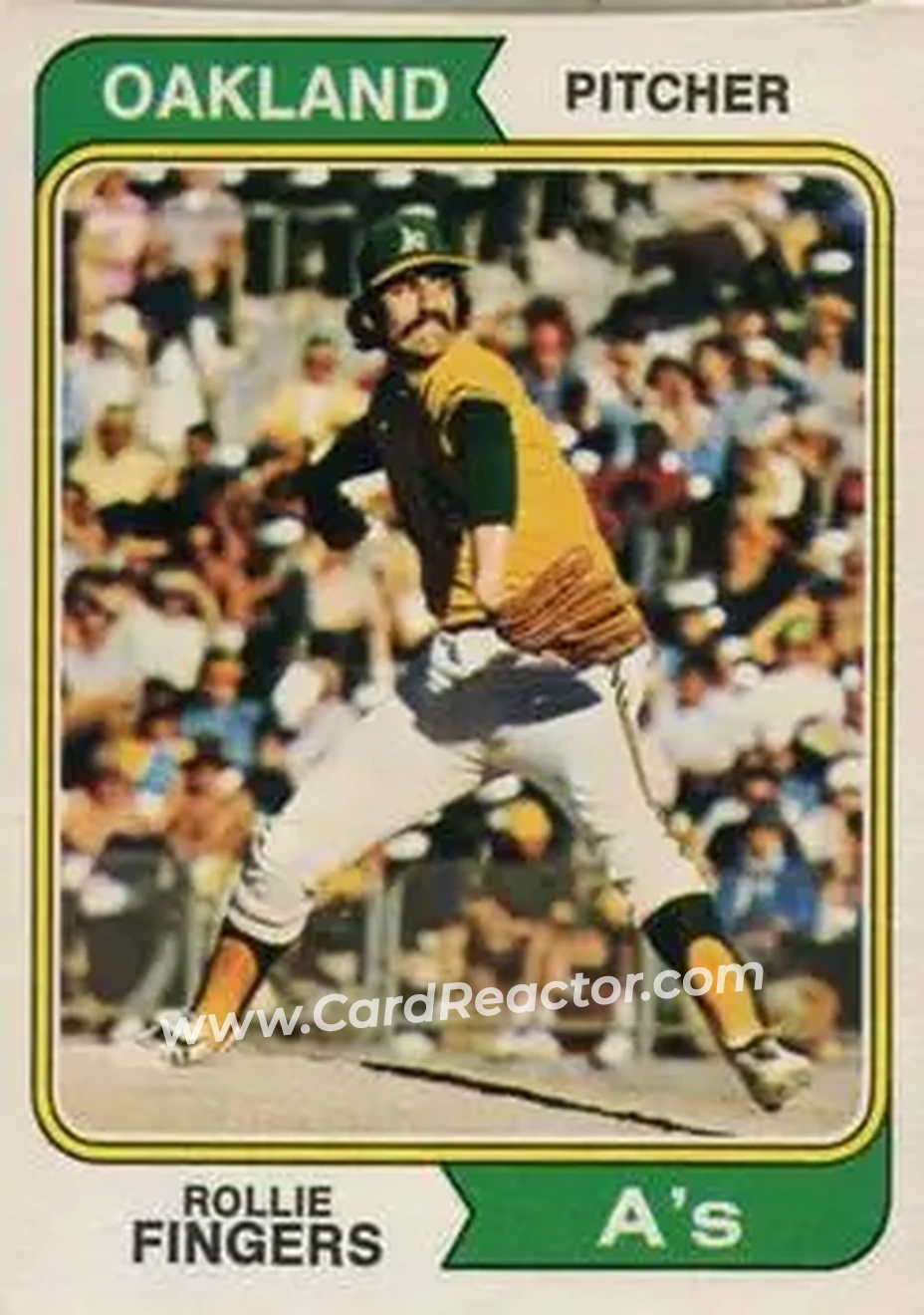 Front of Rollie Fingers