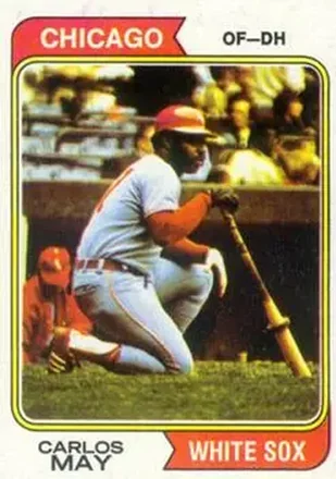 1974 Topps #195 Carlos May