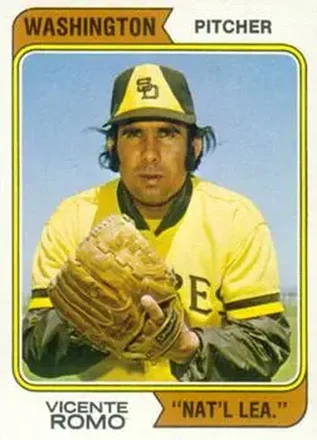 1974 Topps #197 Vicente Romo