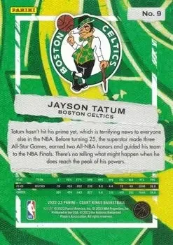 Back of Jayson Tatum