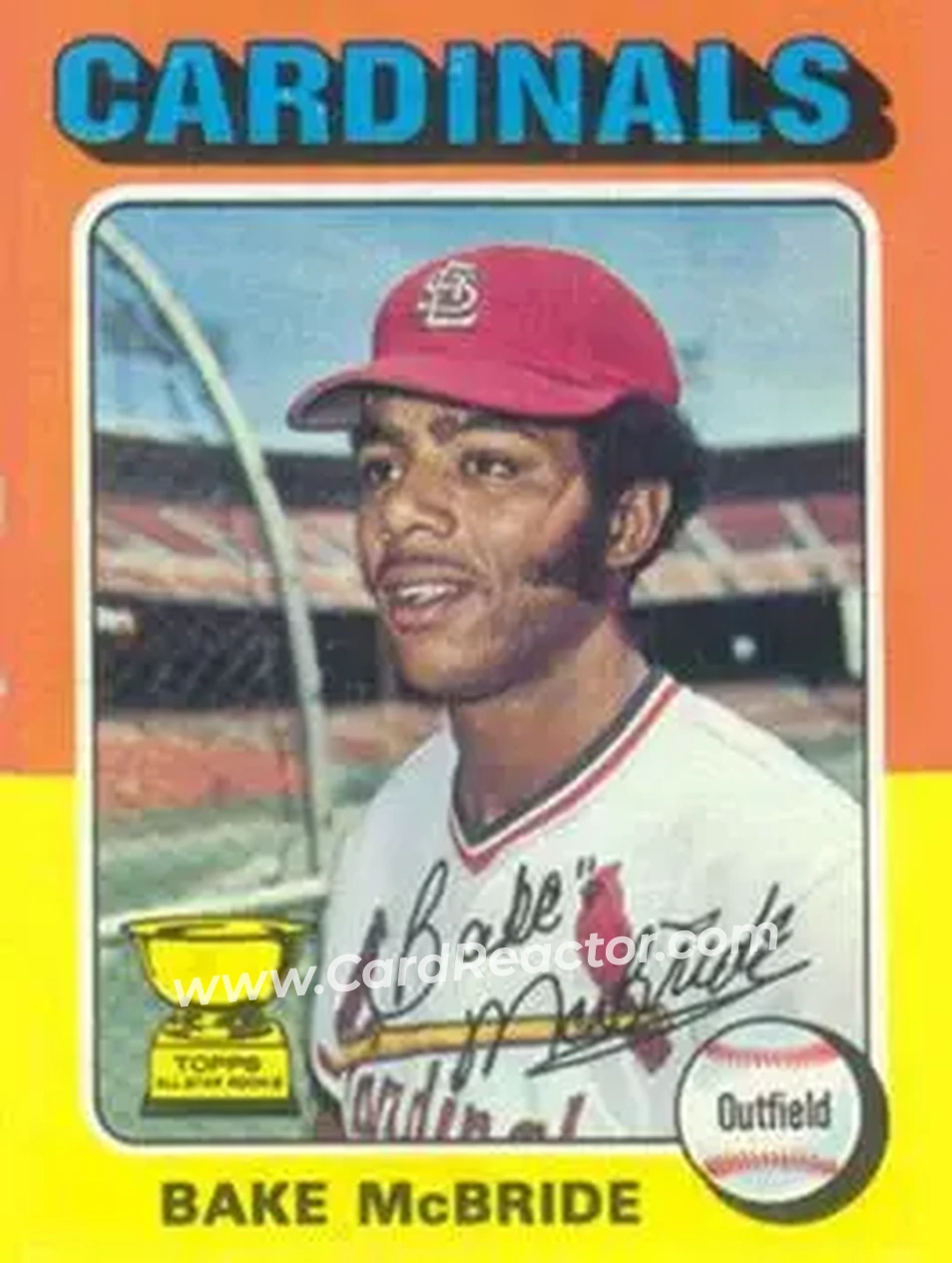 Front of Bake McBride