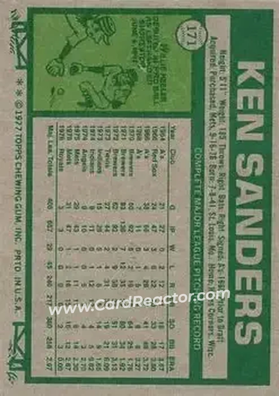 Back of Ken Sanders