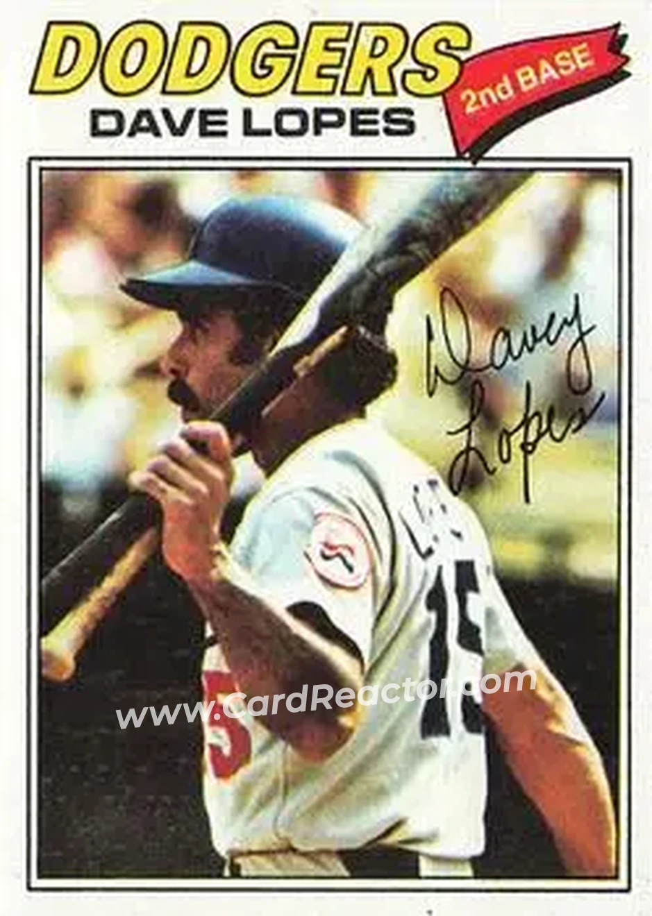Front of Dave Lopes