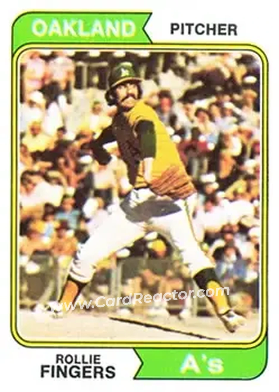 Front of Rollie Fingers