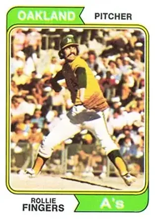 1974 Topps #212 Rollie Fingers
