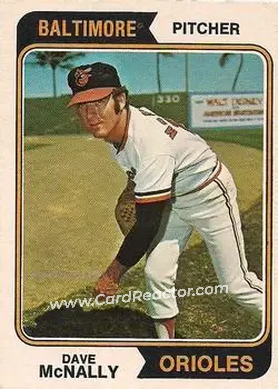 Front of Dave McNally