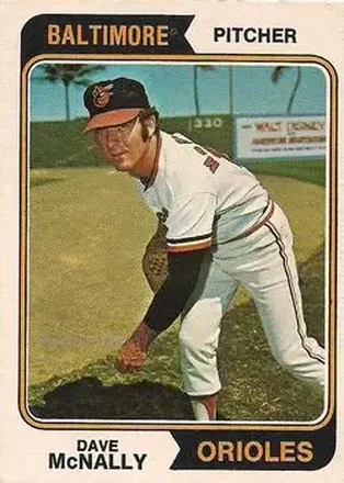 1974 O-Pee-Chee #235 Dave McNally