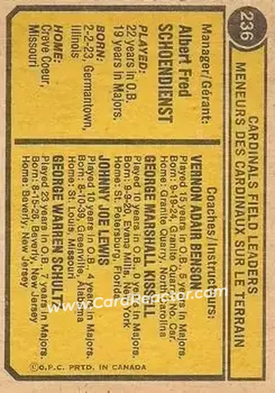 Back of Card #236