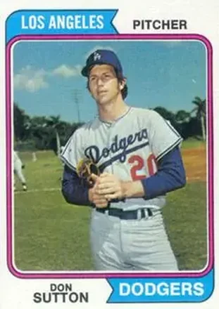 1974 Topps #220 Don Sutton