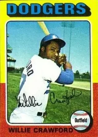 1975 Topps #186 Willie Crawford