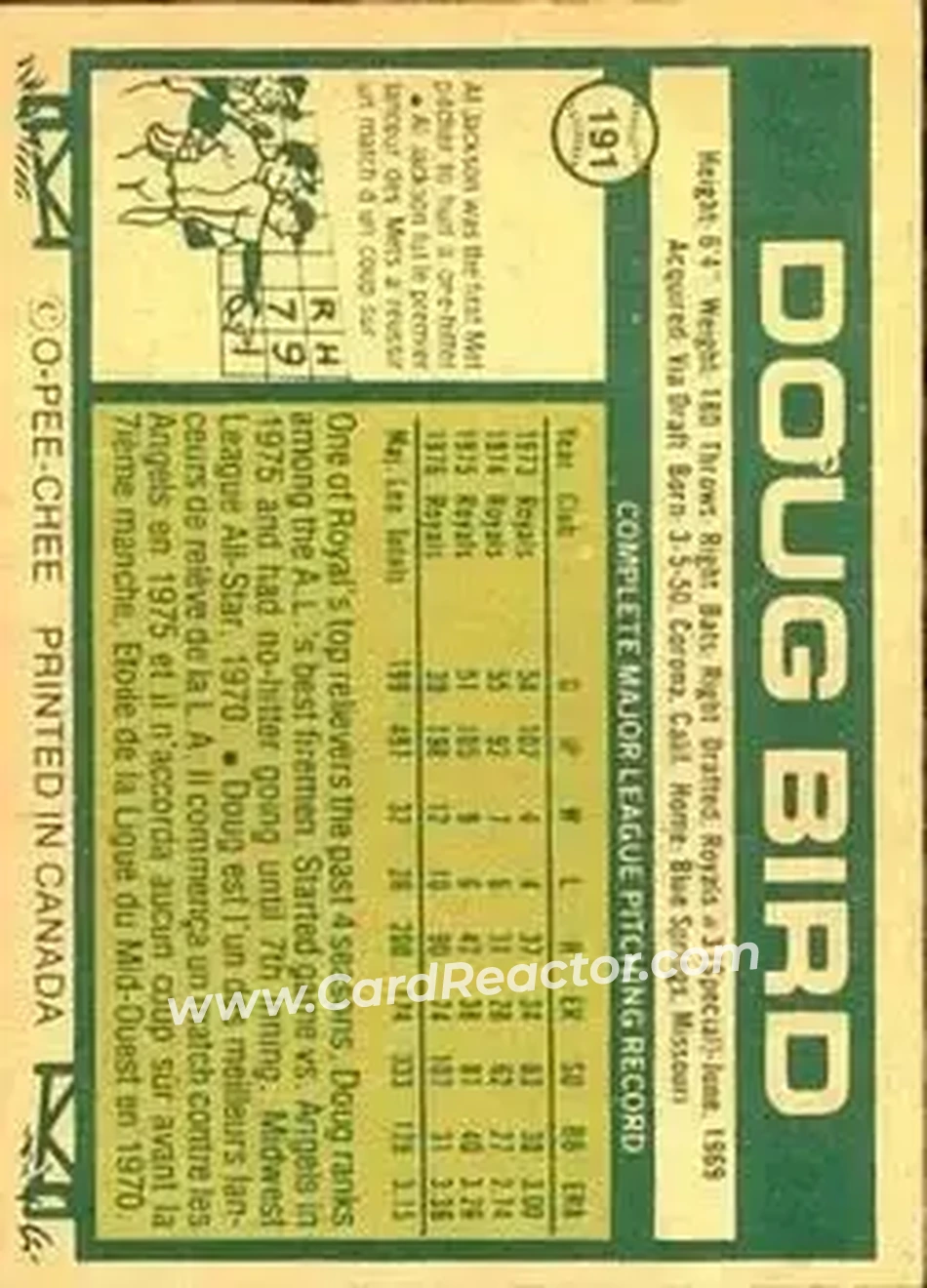 Back of Doug Bird