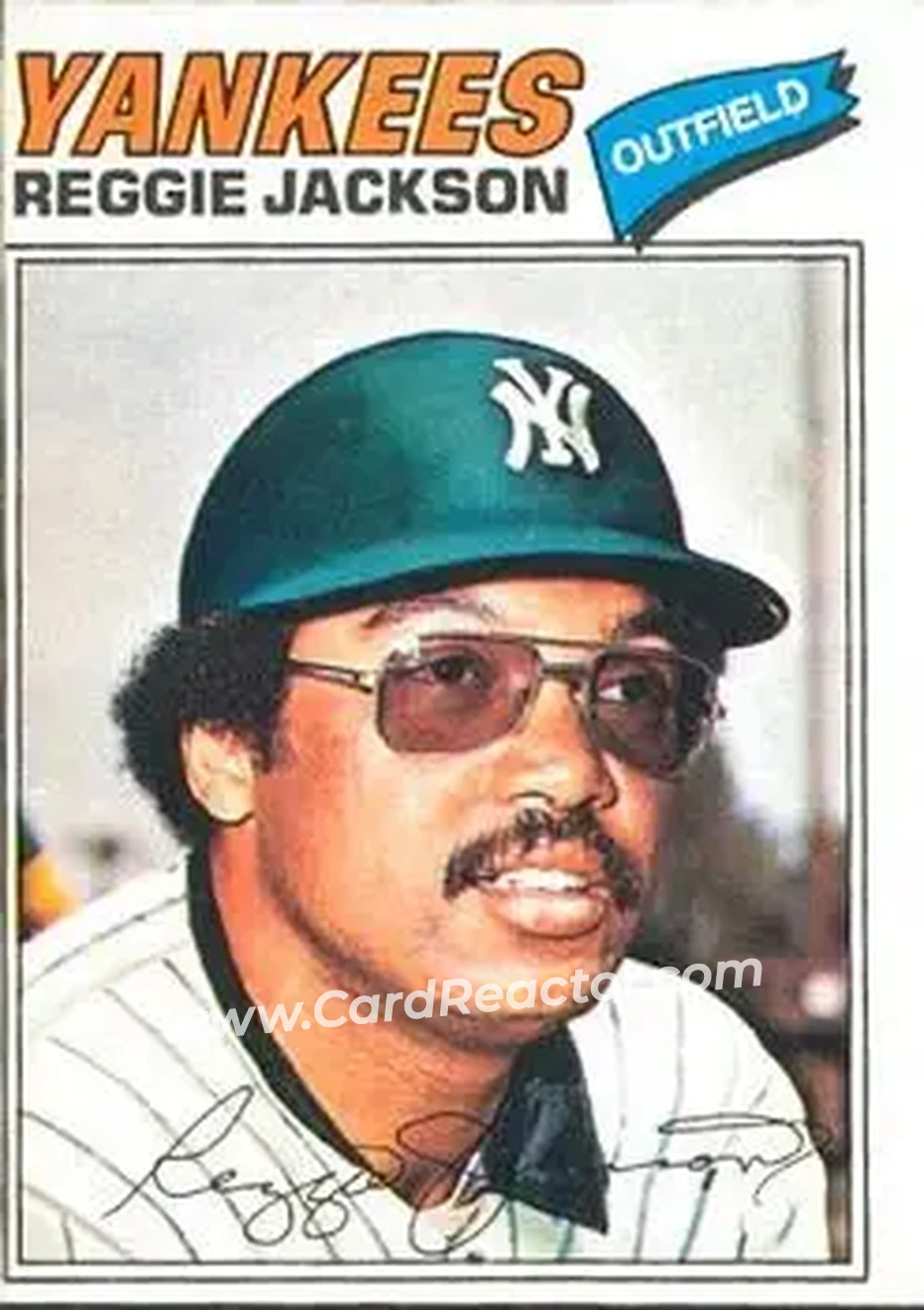 Front of Reggie Jackson (b.1946 OF)