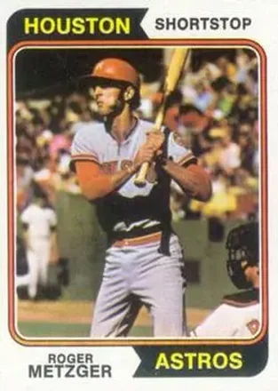1974 Topps #224 Roger Metzger