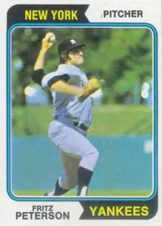 1974 Topps #229 Fritz Peterson