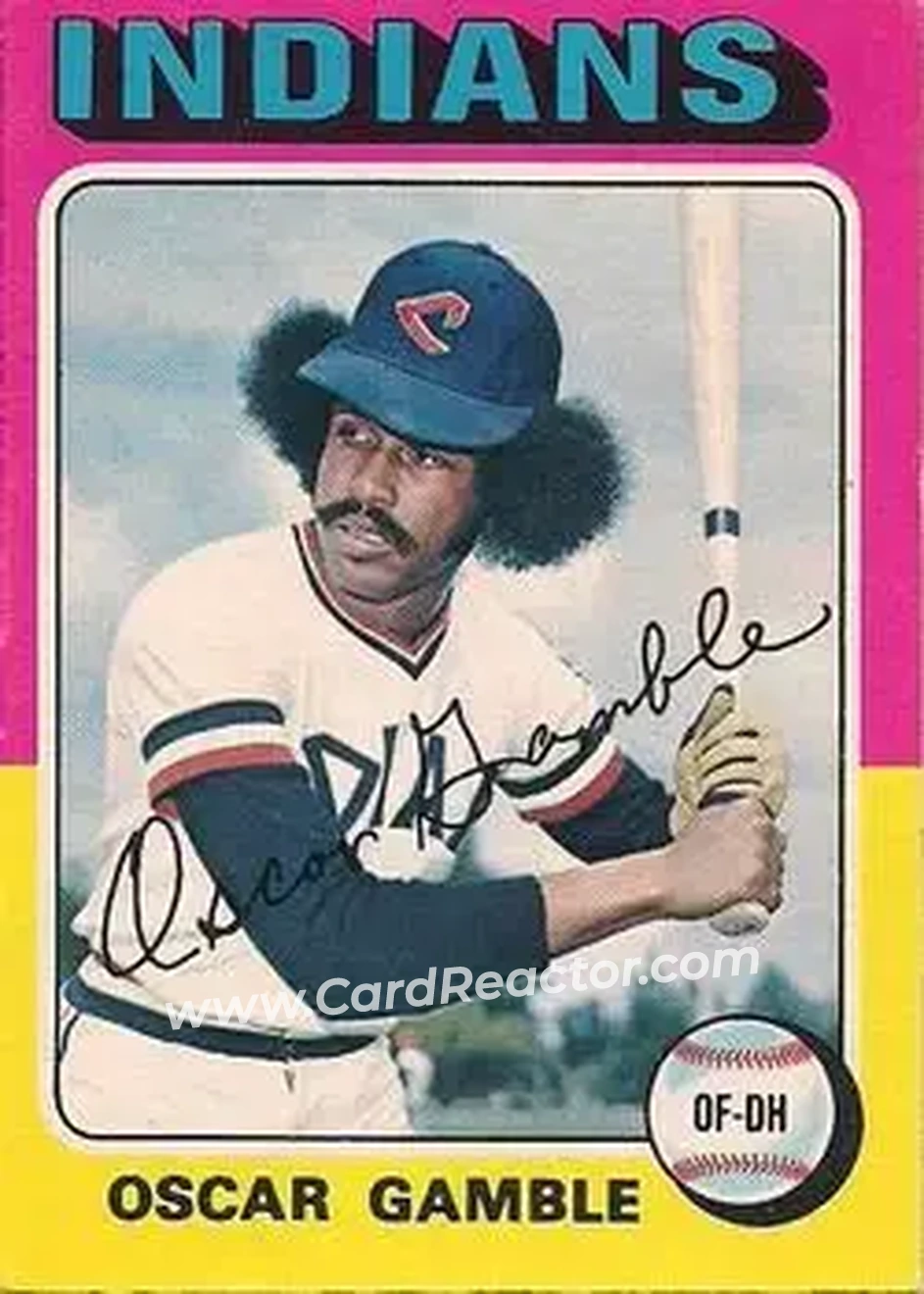 Front of Oscar Gamble