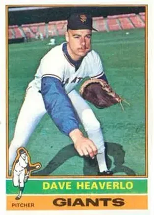 1976 Topps #213 Dave Heaverlo