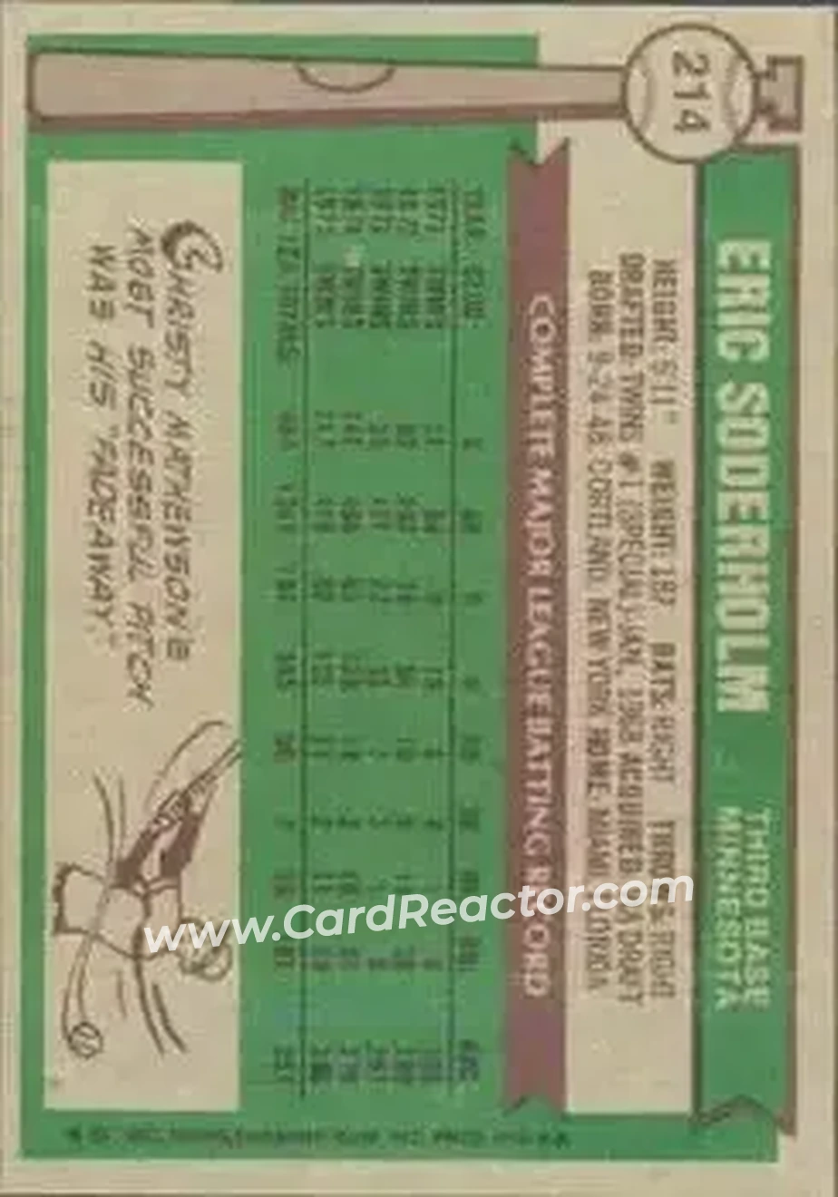 Back of Eric Soderholm