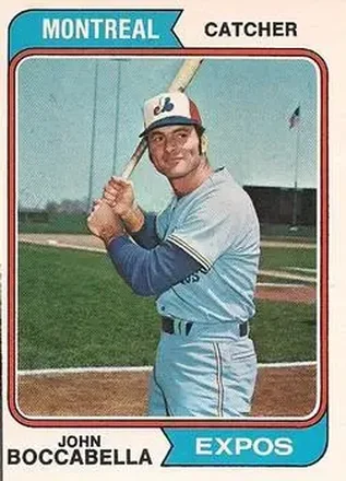 1974 O-Pee-Chee #253 John Boccabella