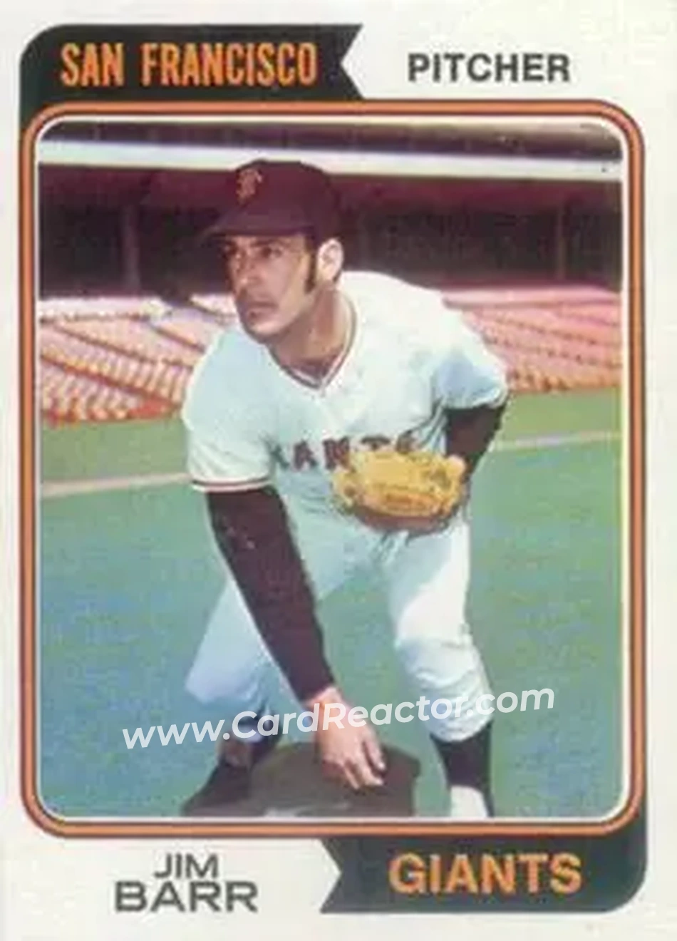 Front of Jim Barr