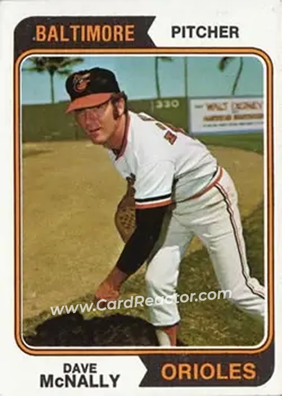 Front of Dave McNally