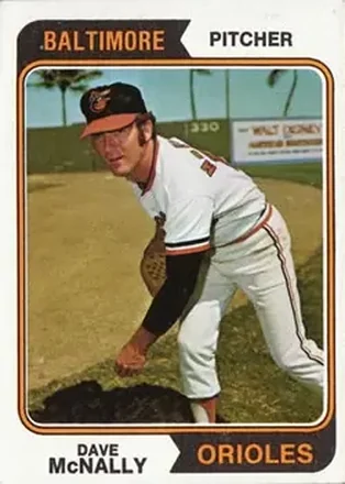 1974 Topps #235 Dave McNally