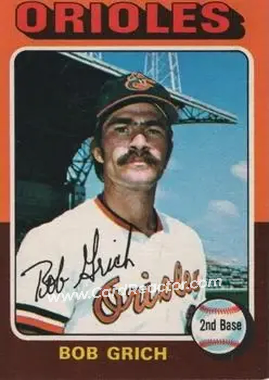 1975 O-Pee-Chee #225 Bob Grich