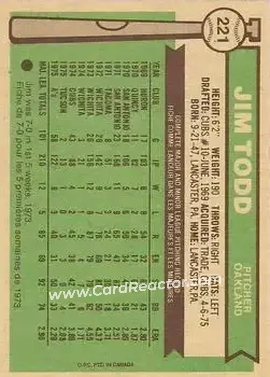 Back of Jim Todd