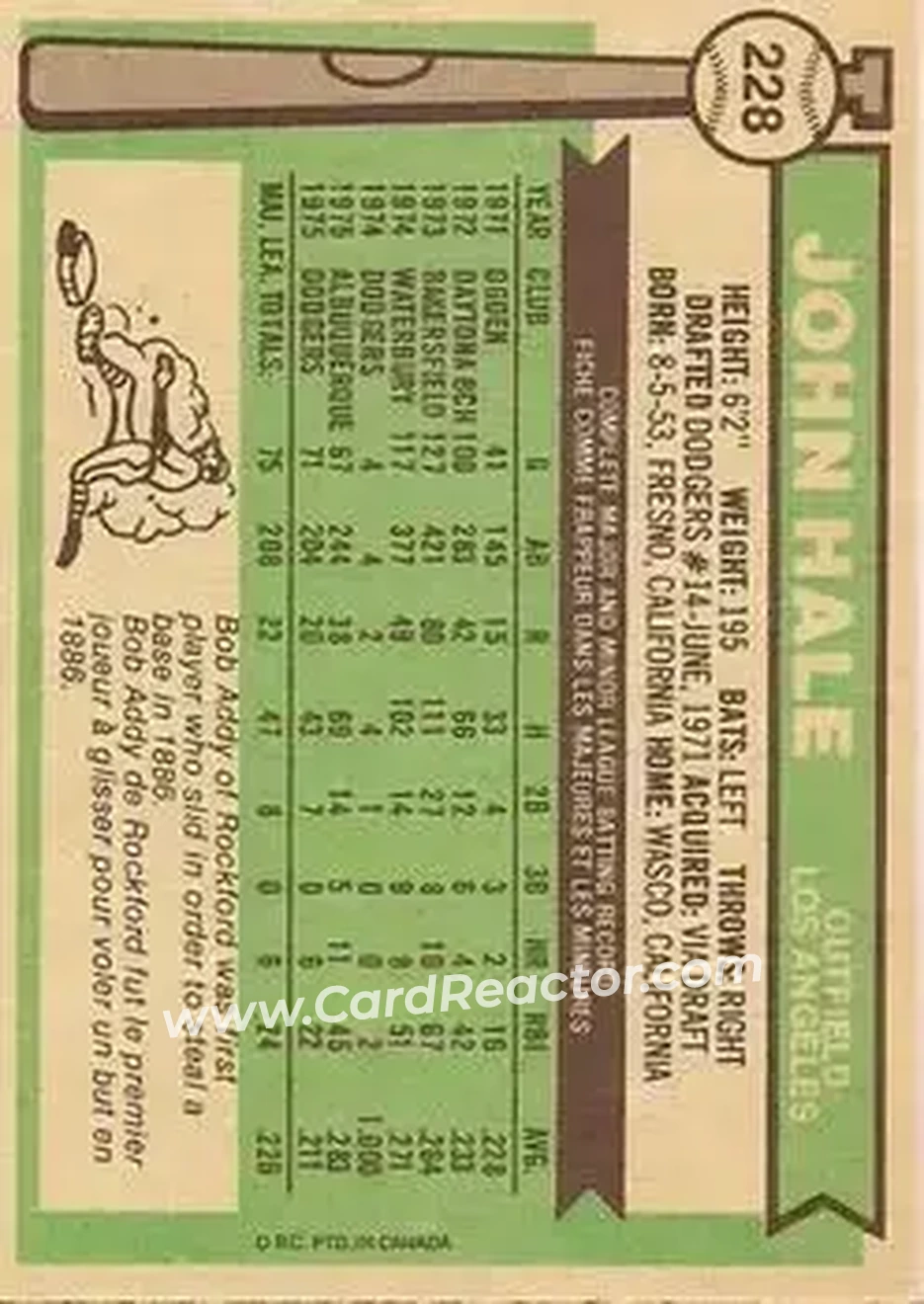 Back of John Hale