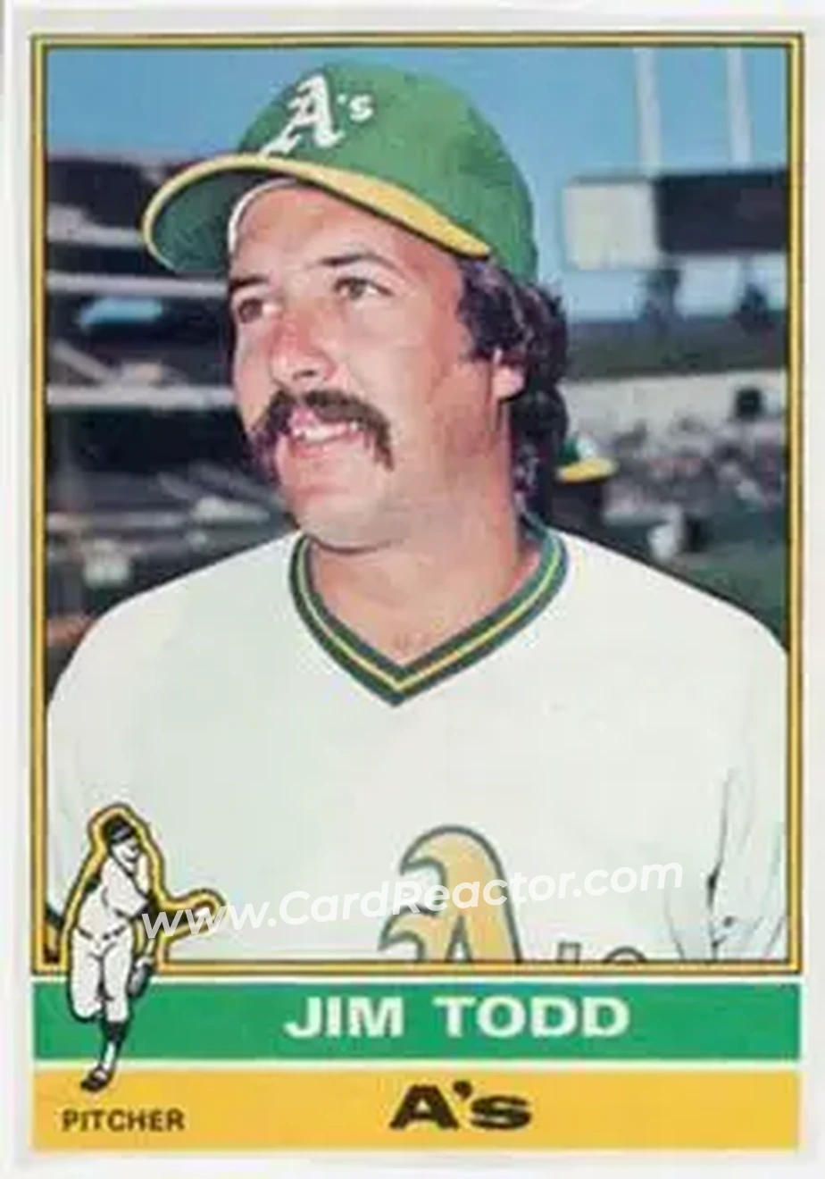 1976 Topps #221 Jim Todd