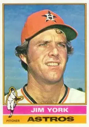 1976 Topps #224 Jim York