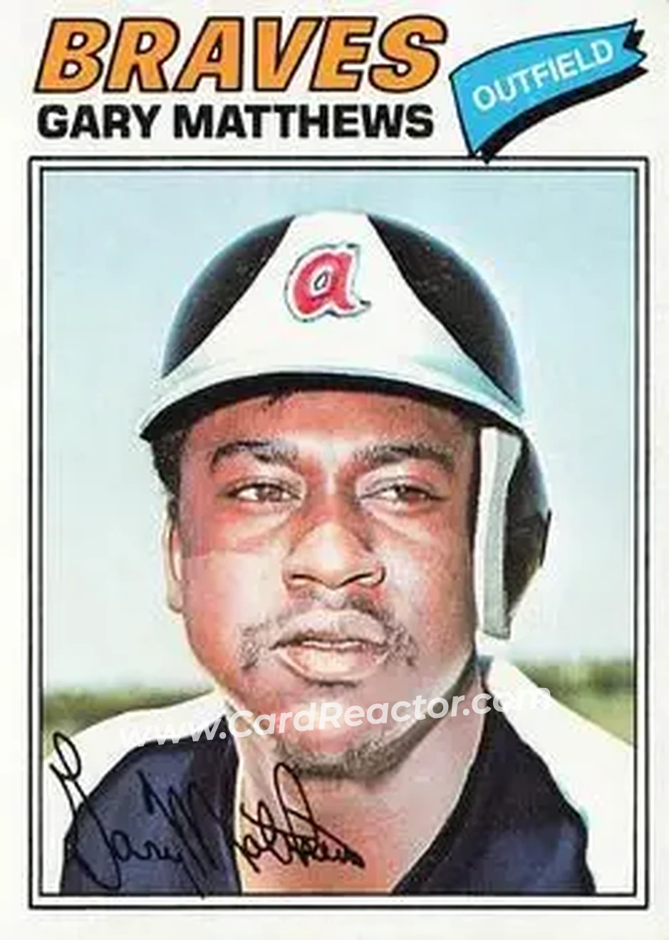 Front of Gary Matthews