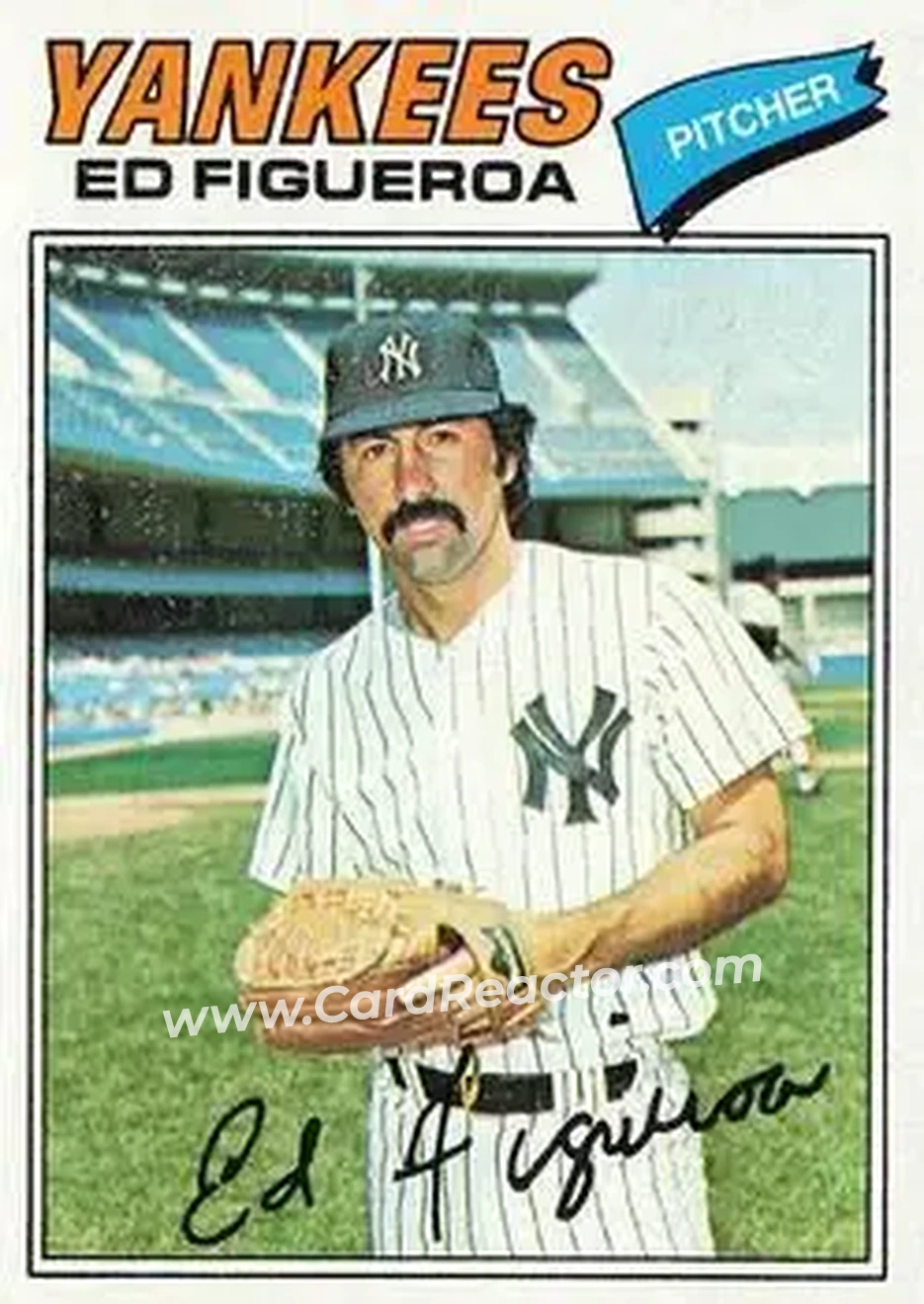1977 Topps #195 Ed Figueroa