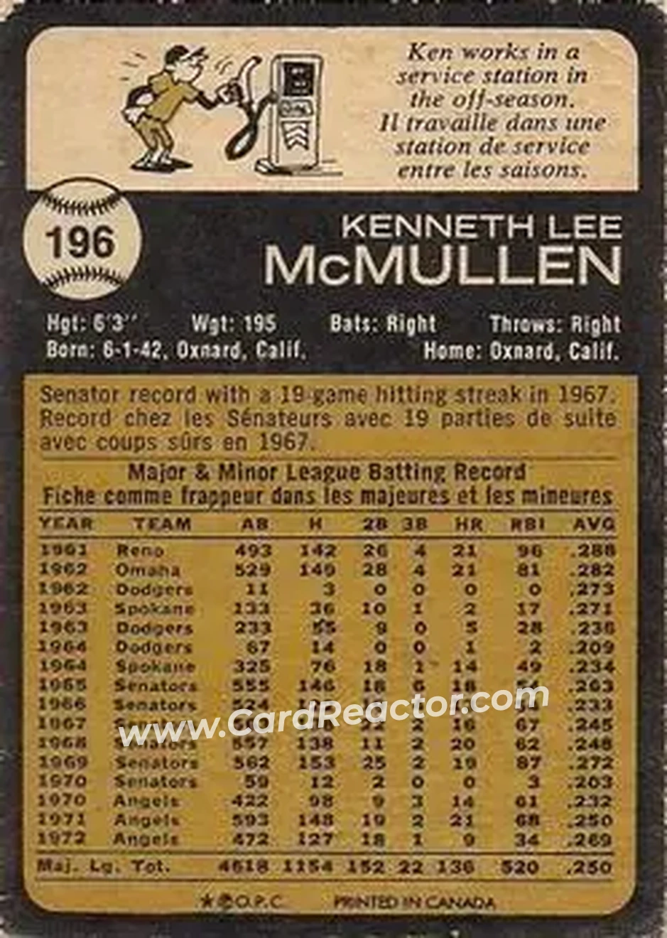 Back of Ken McMullen
