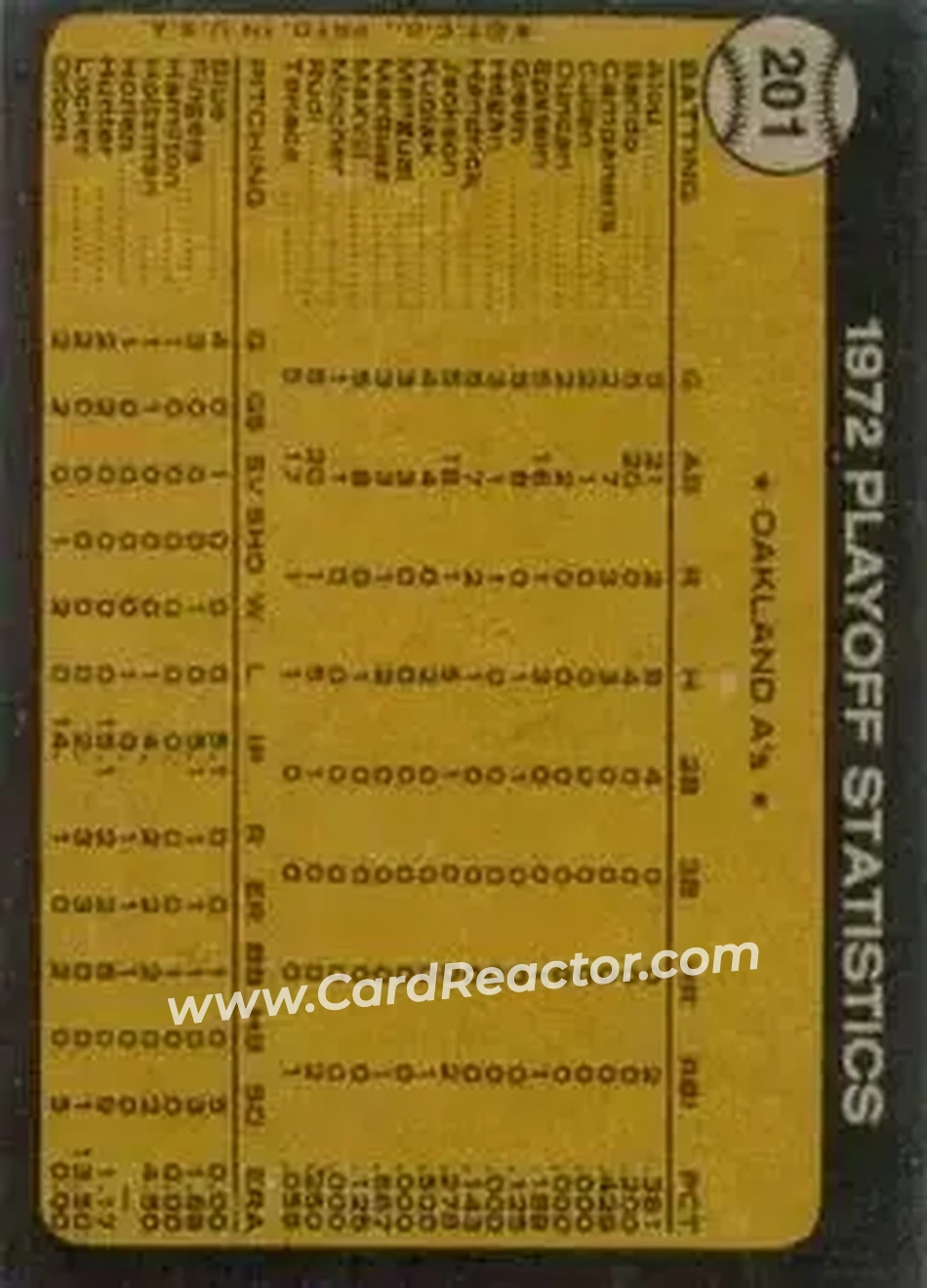 Back of Card #201