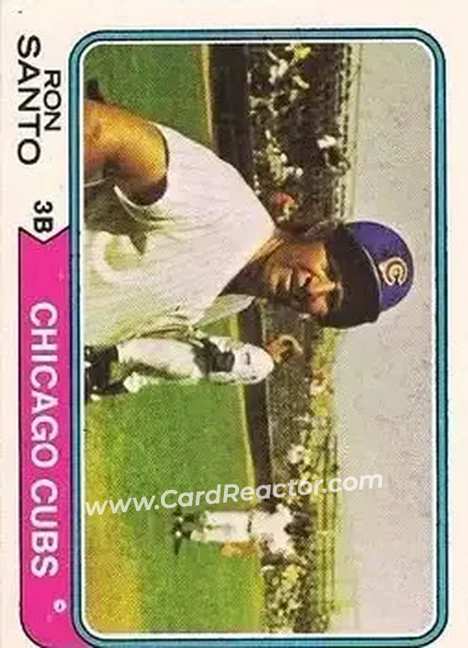 Front of Ron Santo