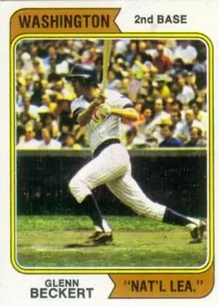1974 Topps #241 Glenn Beckert