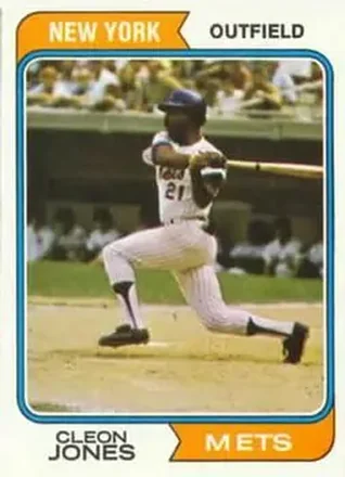 1974 Topps #245 Cleon Jones