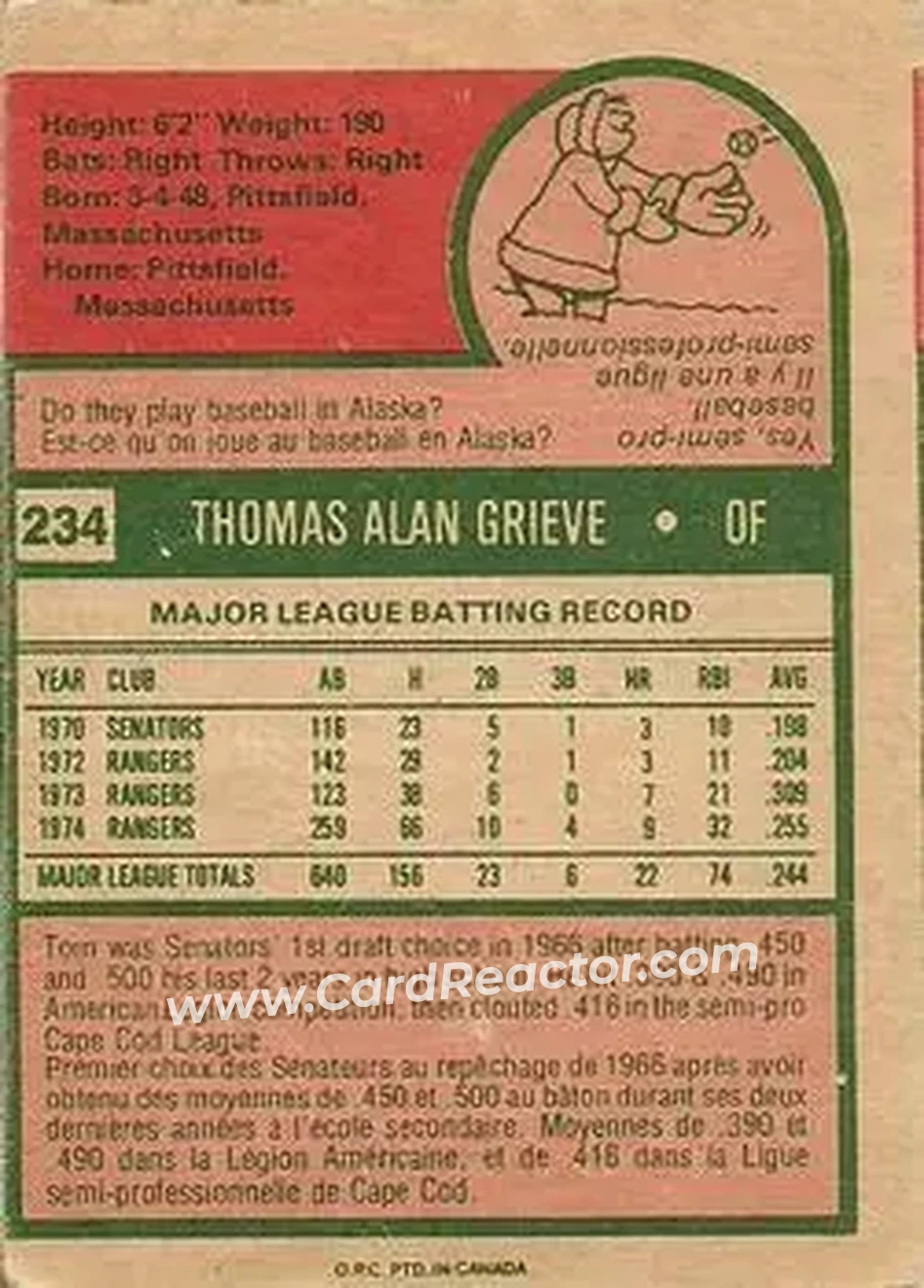 Back of Tom Grieve