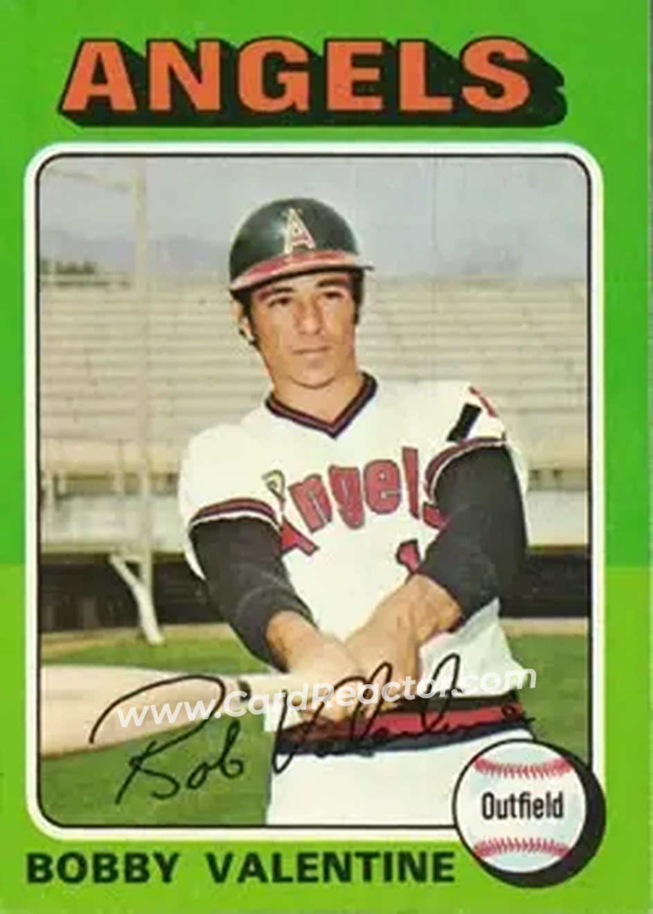 Front of Bobby Valentine