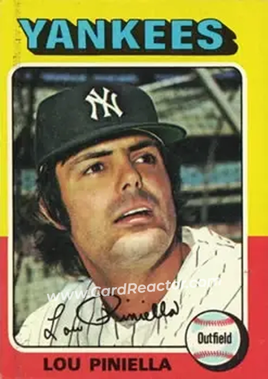1975 Topps #217 Lou Piniella