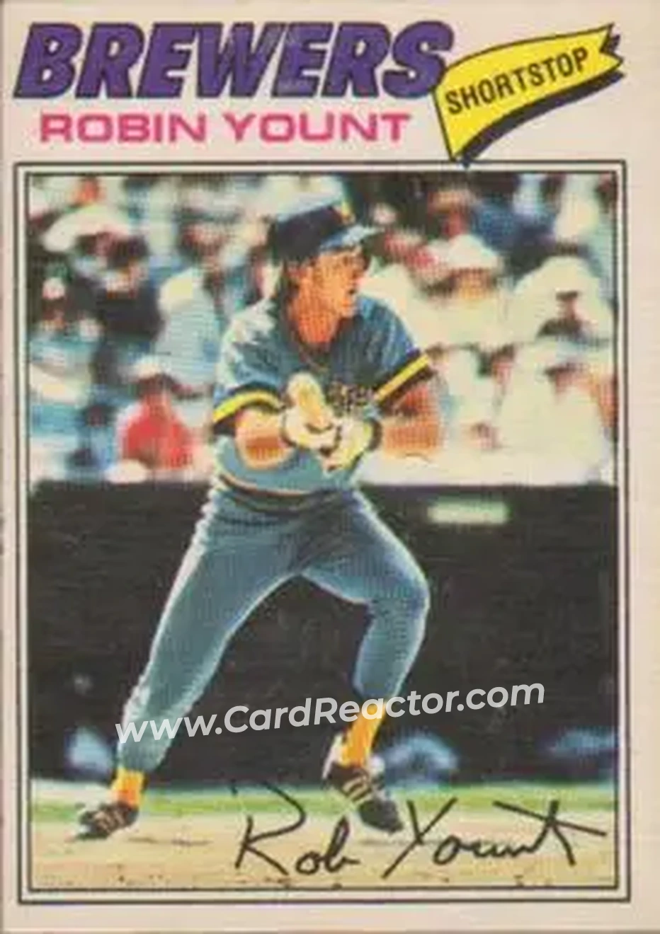 Front of Robin Yount