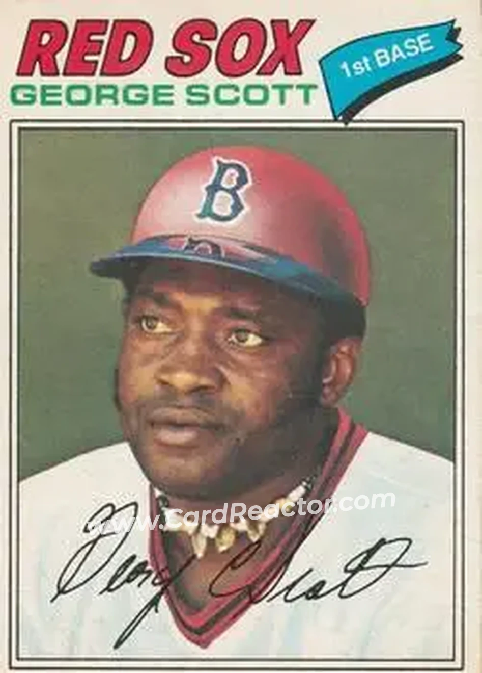 Front of George Scott