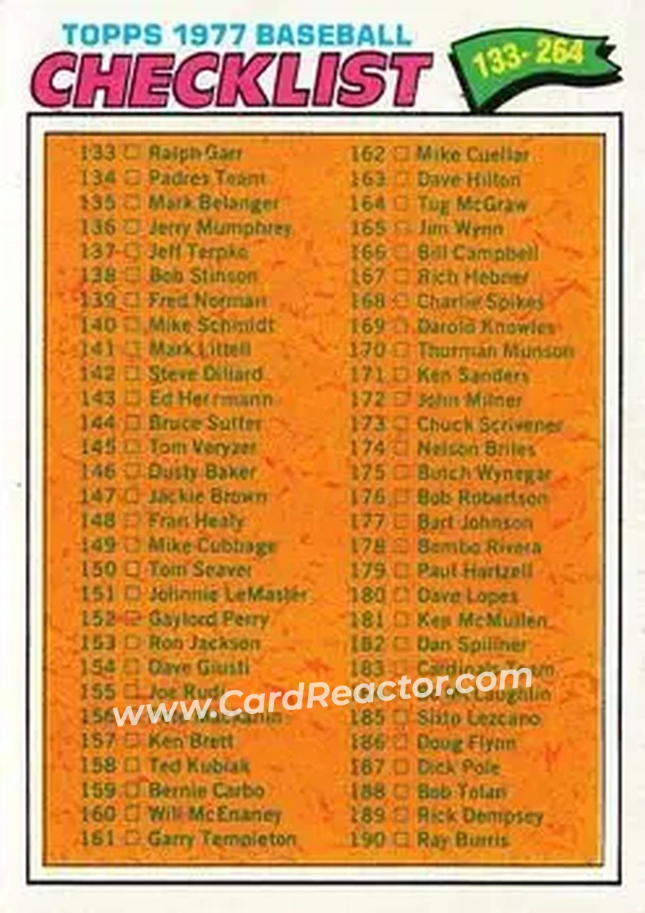 Front of Card #208