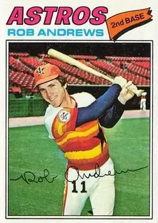 1977 Topps #209 Rob Andrews