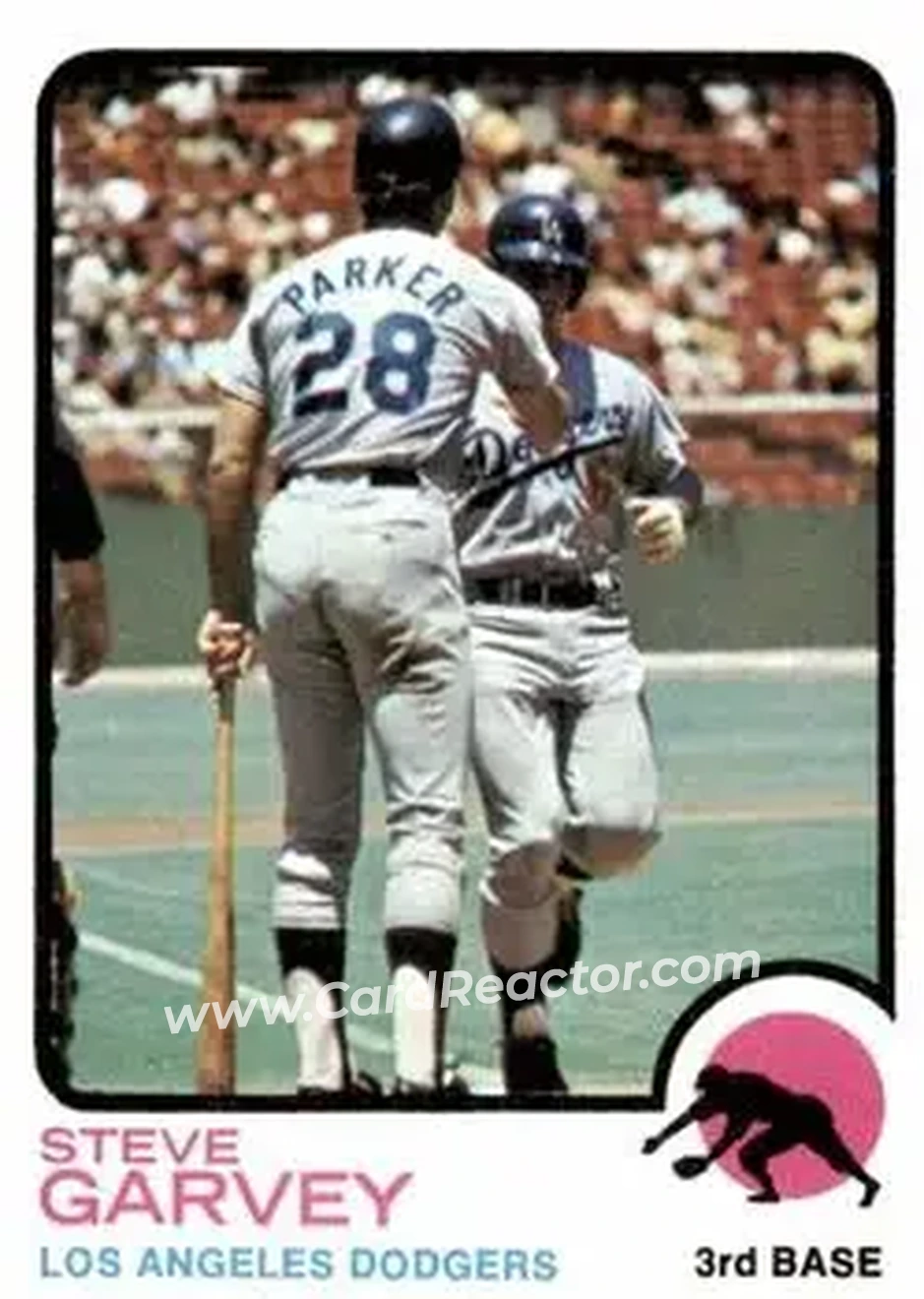 Front of Steve Garvey