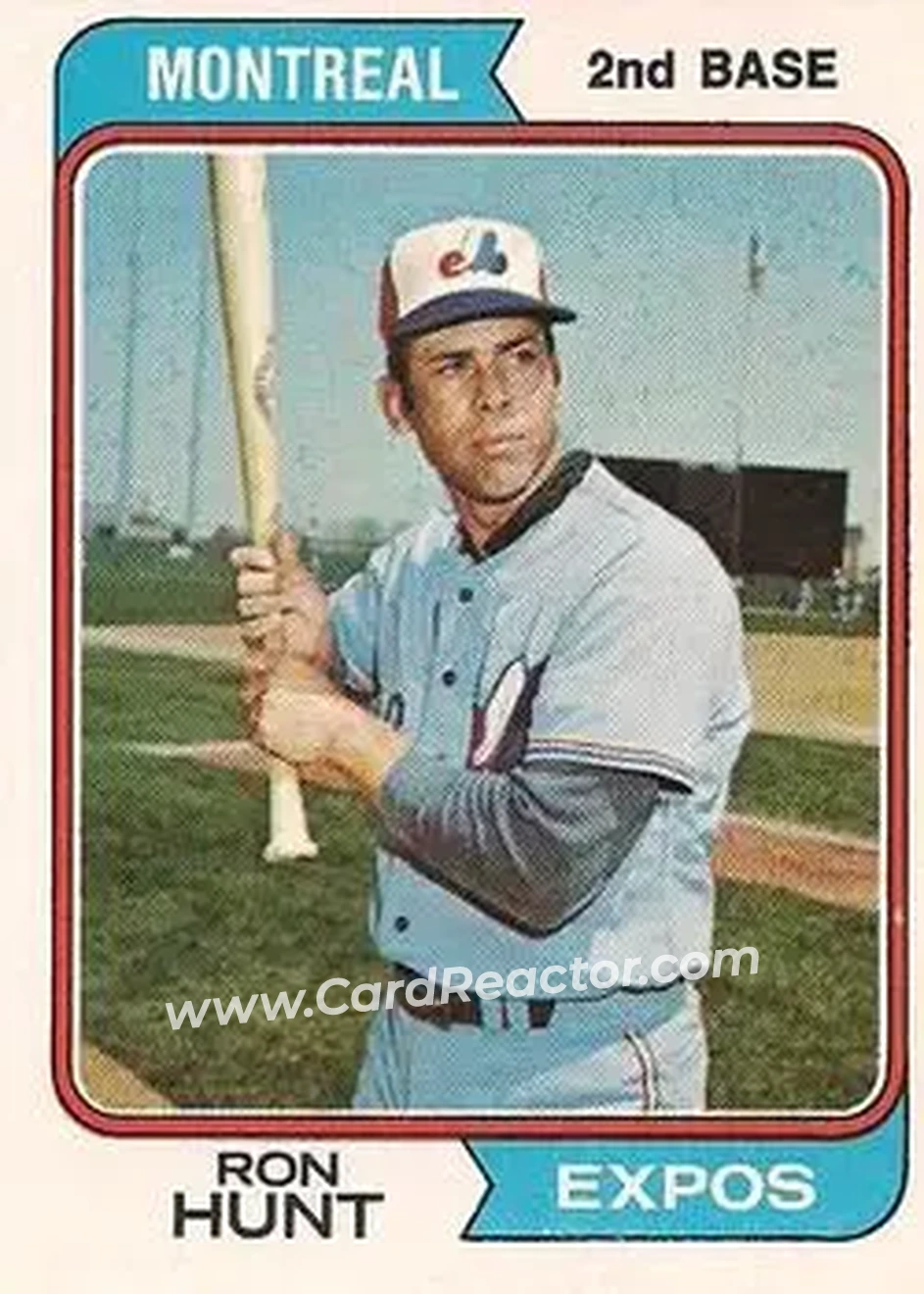 Front of Ron Hunt